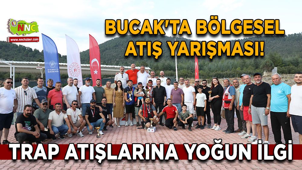 Bucak'ta bölgesel atış yarışması! Trap atışlarına yoğun ilgi, işte kazananlar