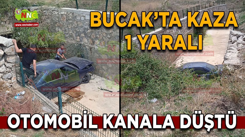 Bucak'ta kaza 1 kişi yaralandı