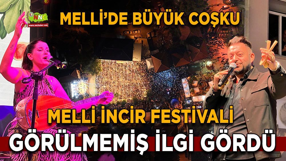 Burdur Bucak Melli İncir, Kültür, Sanat ve Çelenk Festivali yapıldı 