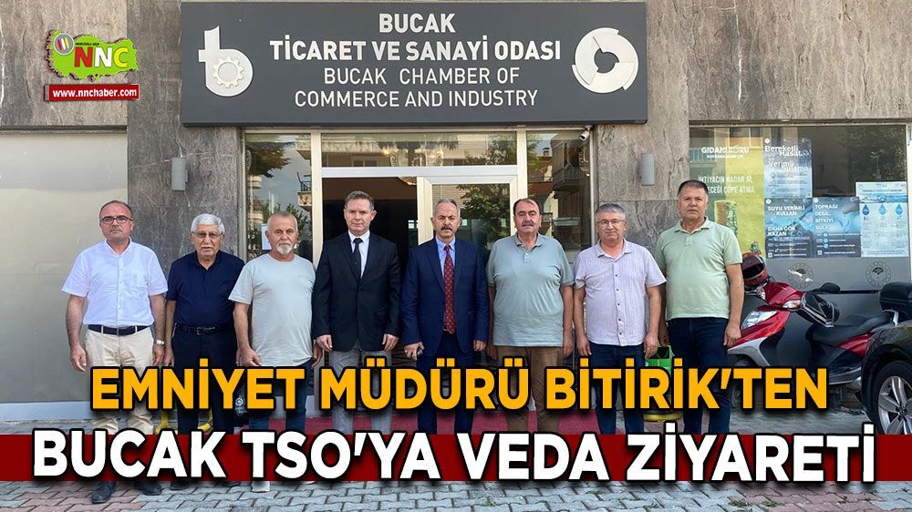 Burdur İl Emniyet Müdürü Ümit Bitirik Veda Ziyaretlerinde 