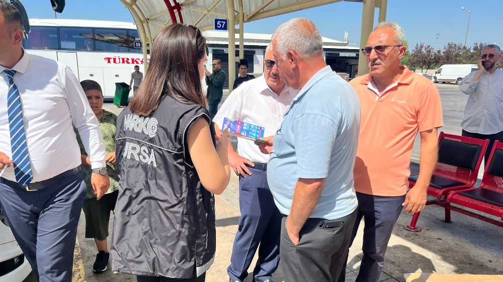 Bursa'da Narkotik  Suçlarla Mücadele Şube Müdürlüğü tarafından bilgilendirme