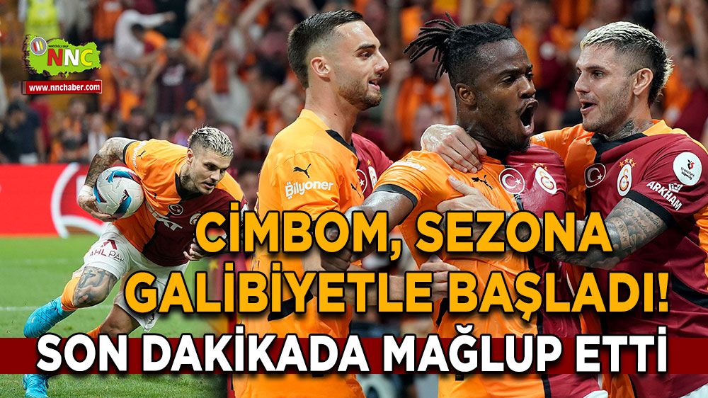 Cimbom, sezona galibiyetle başladı! Galatasaray, Hatayspor'u son dakikada mağlup etti