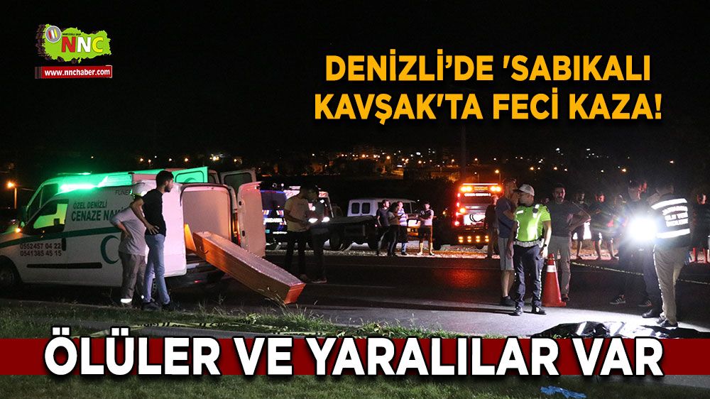 Denizli’de 'Sabıkalı Kavşak'ta feci kaza! Ölüler ve yaralılar var