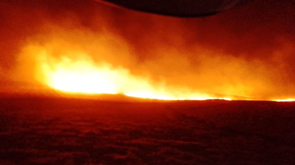 Diyarbakır'da anız yangını