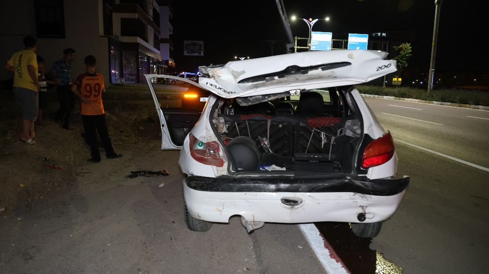 Elazığ trafik kazası! İki otomobil çarpıştı, kazada 1 yaralı