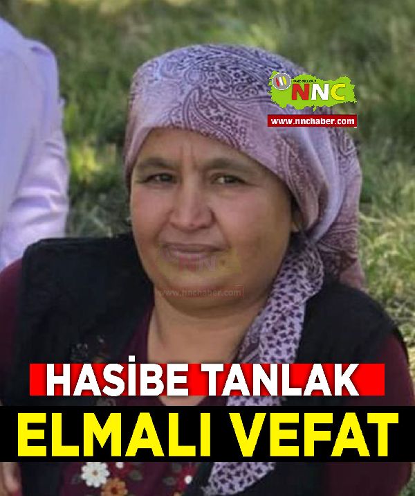 Elmalı Vefat Hasibe Tanlak