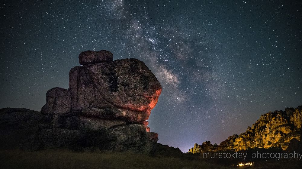 Eskişehir'de astrofotoğrafçıdan samanyolu çekimi