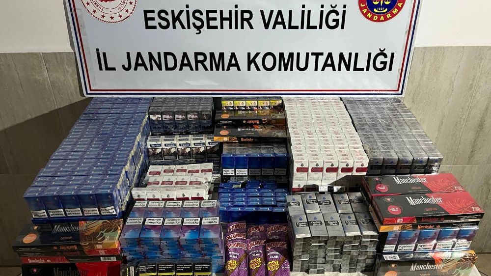 Eskişehir'de kaçak sigara operasyonu