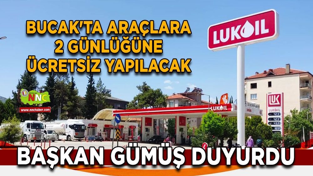 Hülya Gümüş duyurdu! Bucak'ta araçlara 2 günlüğüne ücretsiz yapılacak