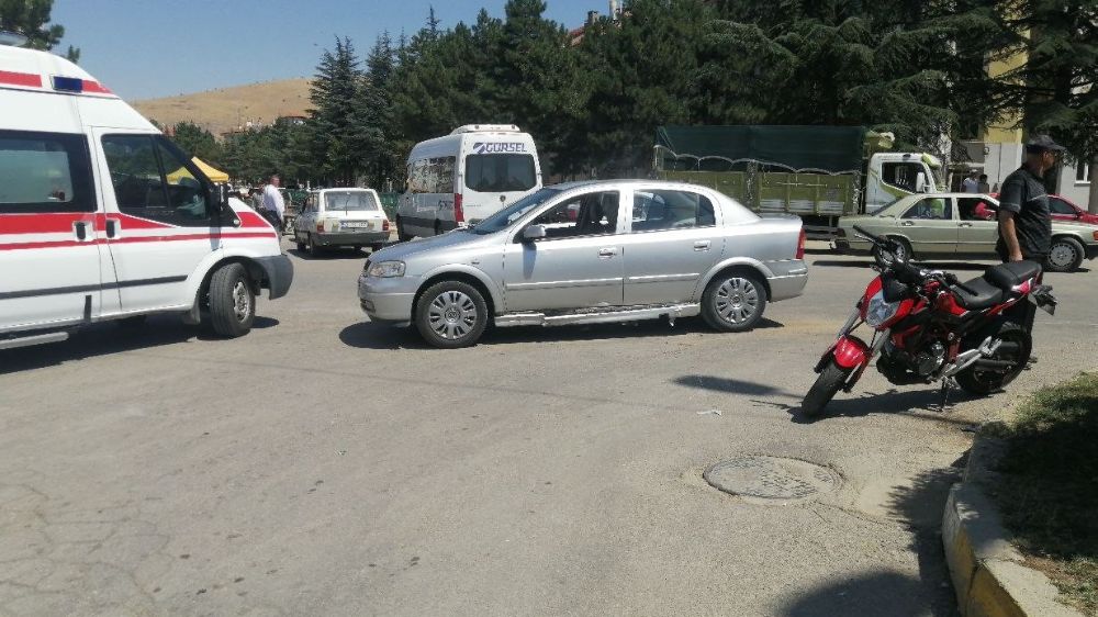  Isparta'da trafik kazası 1 kişi yaralandı