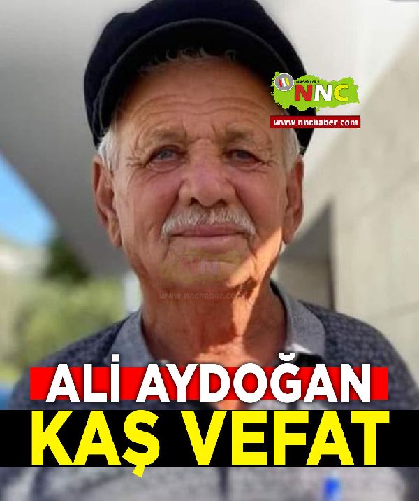 Kaş Vefat Ali Aydoğan