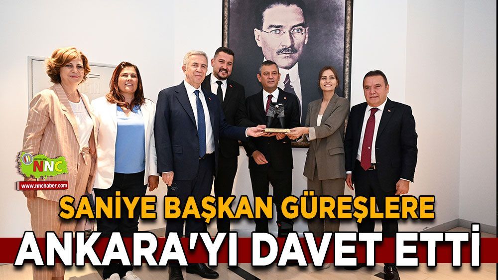 Korkuteli Belediye Başkanı Saniye Caran CHP Genel Başkanı Özgür Özel'i Altın Kiraz Yağlı Pehlivan Güreşlerine davet etti.