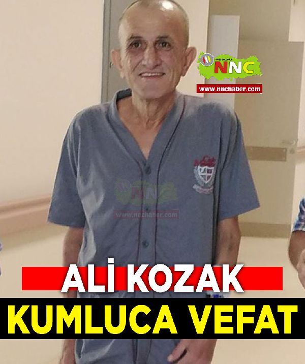 Kumluca Vefat Ali Kozak