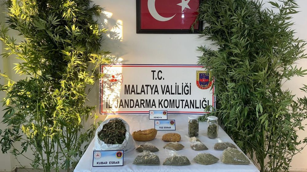 Malatya'da jandarma ekiplerinden operasyon