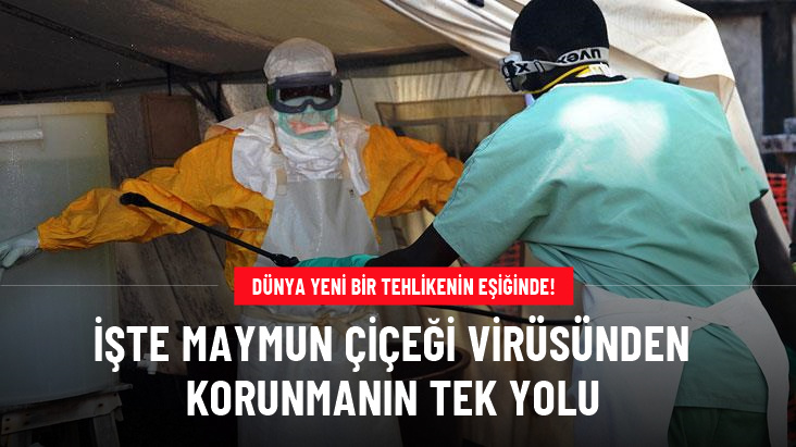 Maymun çiçeği  Virüsü Türkiye'de Görüldü mü ,Maymun çiçeği Virüsü Belirtileri ,Maymun çiçeği nasıl Bulaşır, Maymun çiçeği virüsünden nasıl korunulur