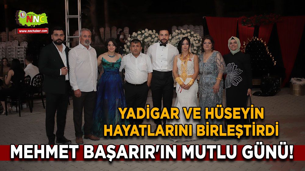 Mehmet Başarır'ın mutlu günü! Yadigar ve Hüseyin hayatlarını birleştirdi