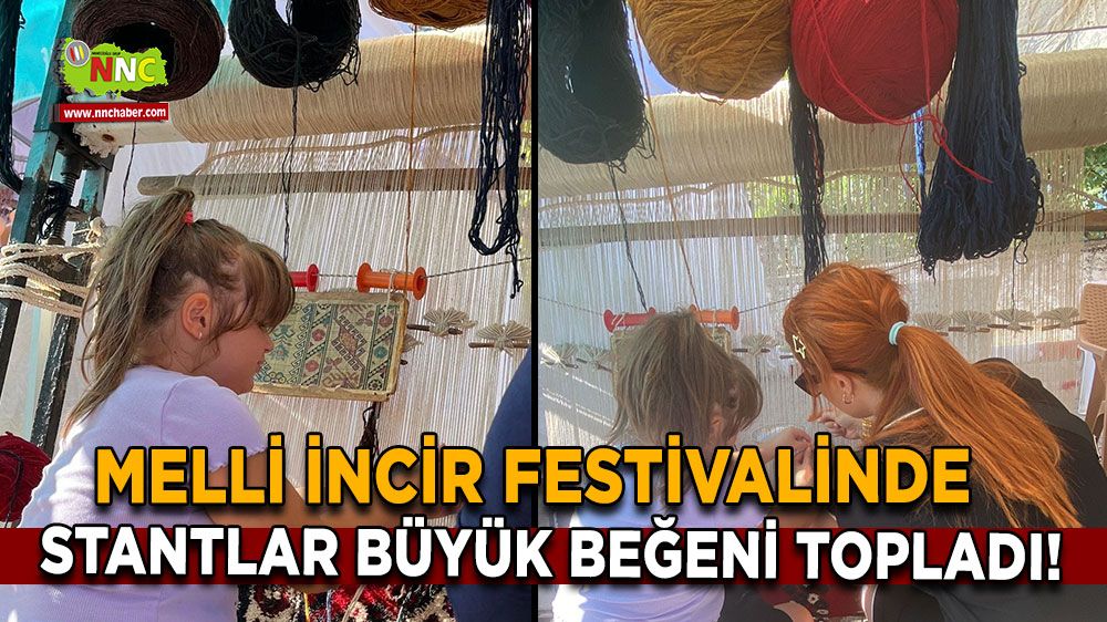 Melli İncir festivalinde stantlar büyük beğeni topladı! Gün boyu gezip incelediler