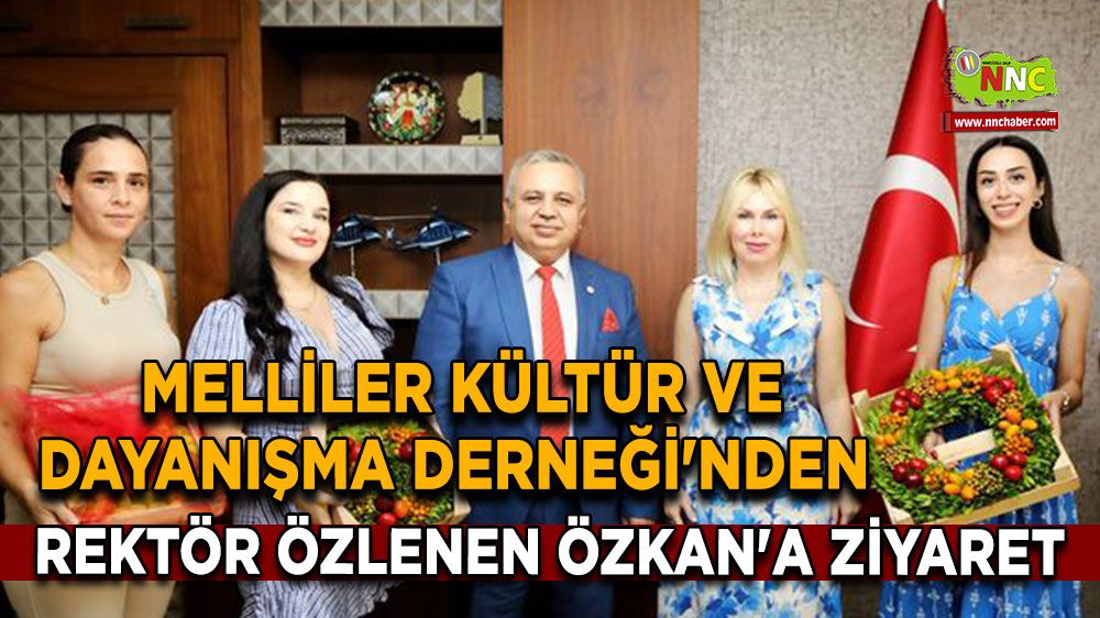 Melliler Kültür ve Dayanışma Derneği'nden rektör Özlenen Özkan'a ziyaret