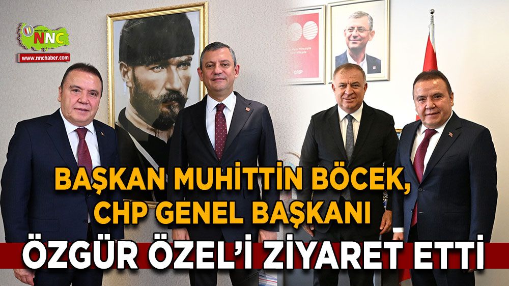 Muhittin Böcek'ten Özgür Özel'e ziyaret