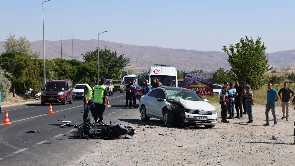 Nevşehir'de trafik kazası 1 kişi hayatını kaybetti