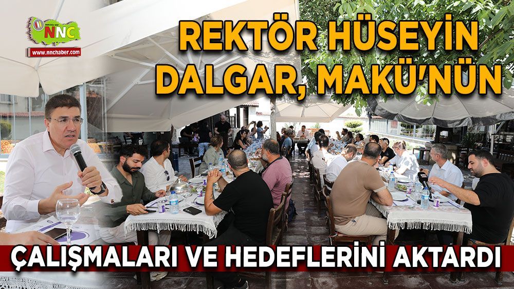 Rektör Dalgar Gazetecilerle Bir Araya Geldi