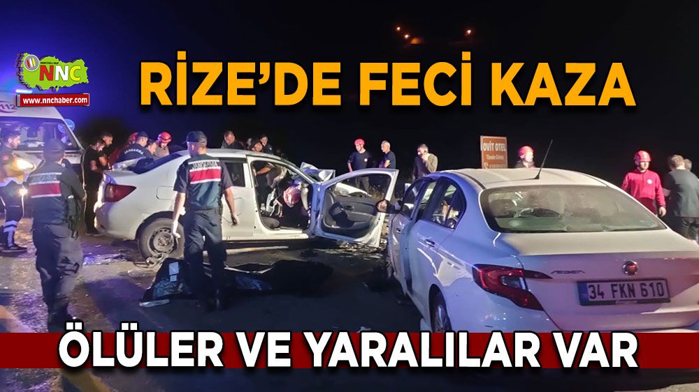 Rize trafik kazası, Feci kazadan acı haber! 2 kişi hayatını kaybetti