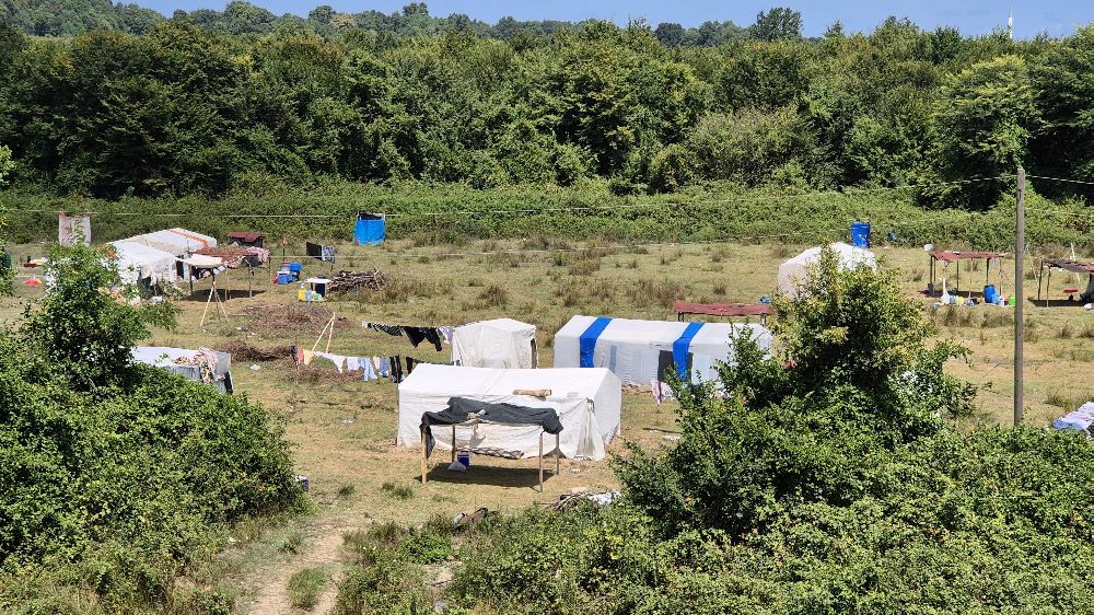 Samsun'a mevsimlik tarım işçileri çadırlarını kurdular 