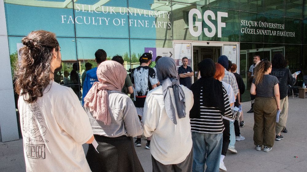  Selçuk Üniversitesi GSF'de Özel Yetenek Sınavları gerçekleşti