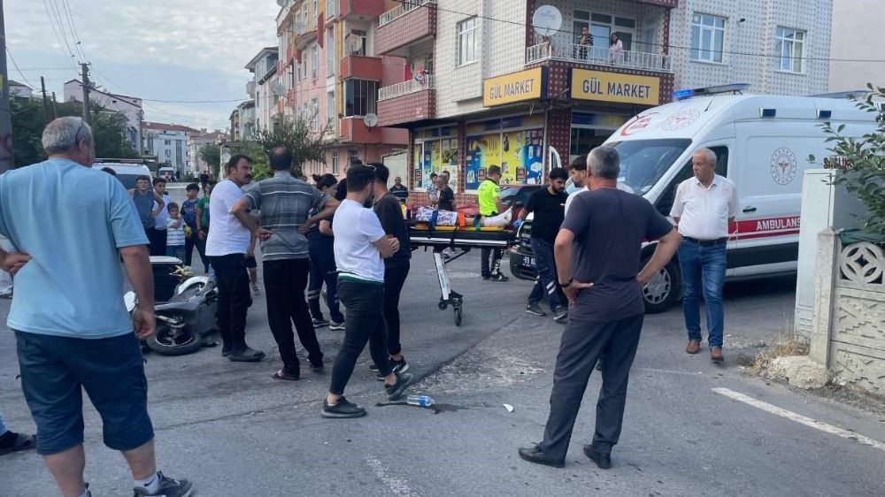 Tekirdağ'da kaza; 1 kişi yaralandı 