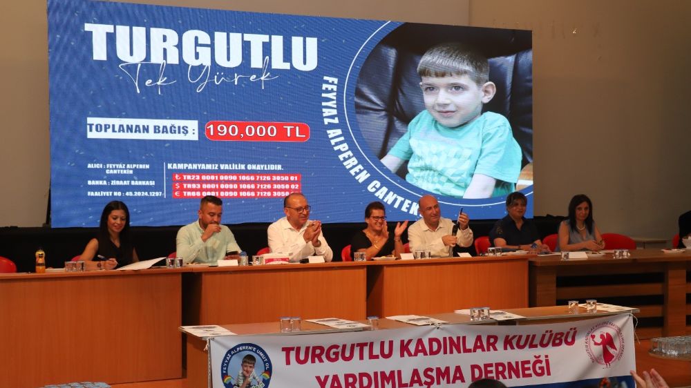 Turgutlulu Feyyaz Alperen Cantekin için yardım gecesi düzenlendi