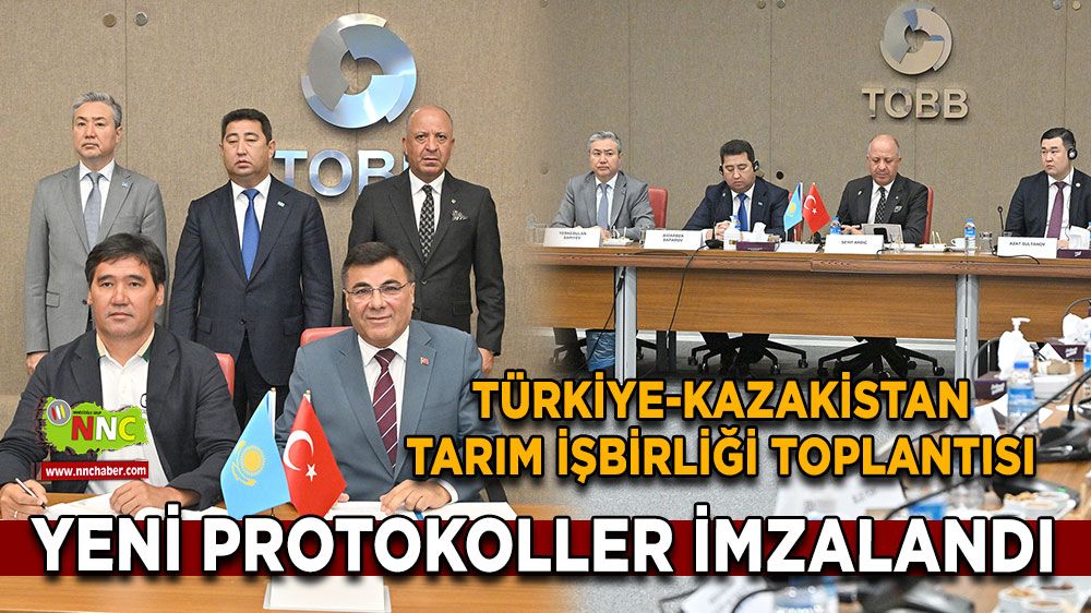 Türkiye-Kazakistan tarım işbirliği toplantısı, Yeni protokoller imzalandı