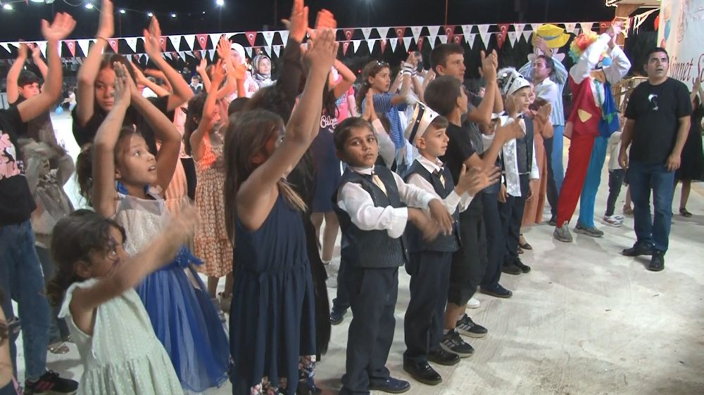 Adıyaman'da sünnet olan çocuklar şölende çok eğlediler