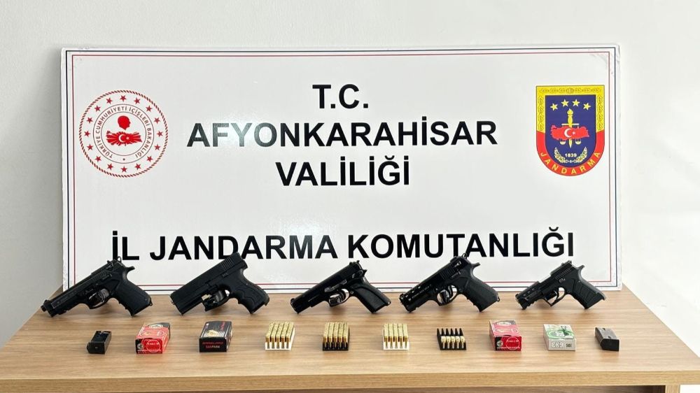 Afyonkarahisar'da düğünde havaya ateş açan magandalar yakalandı