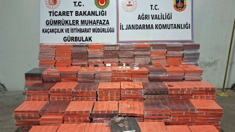 Ağrı'da 14 milyon TL kaçak malzemeye el konuldu