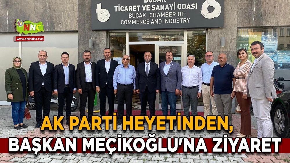 AK Parti Antalya Milletvekili ve beraberindeki heyet Hasan Yalçın Meçikoğlu'nu ziyaret etti