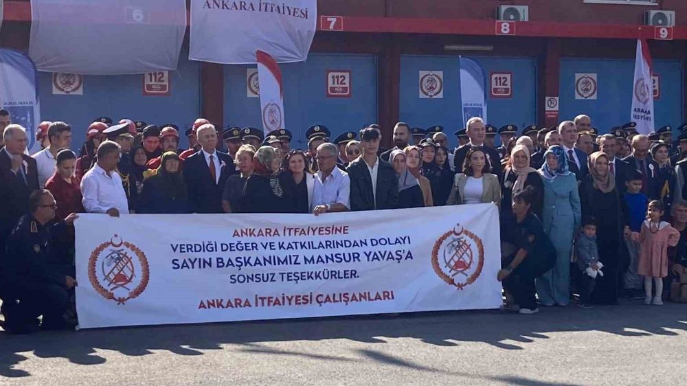 Ankara Büyükşehir Belediyesi sivil savunma ve itfaiyecilik bölümünden mezun yeni itfaiye erleri alacak