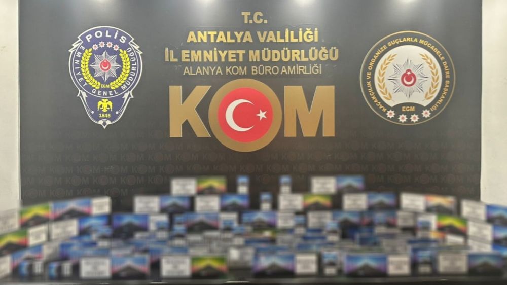 Antalya'da kaçak tütün operasyonu