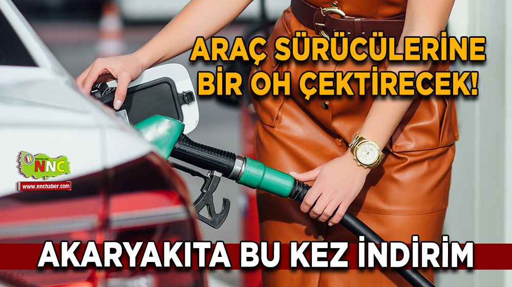 Araç sürücülerine bir oh çektirecek! Akaryakıta bu kez indirim gözüktü