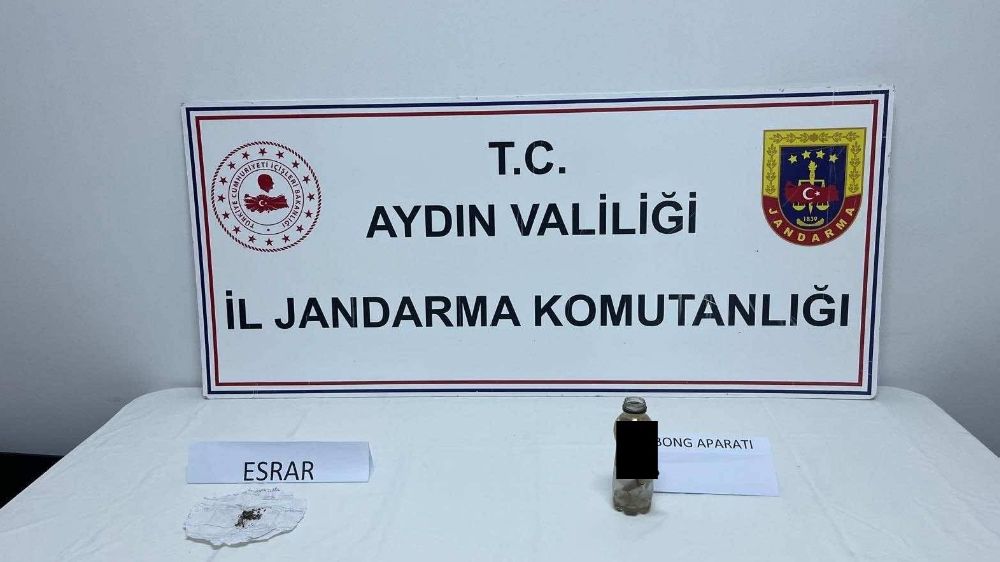 Aydın'da jandarmadan madde satıcısı ve kullanıcılara yönelik çalışma