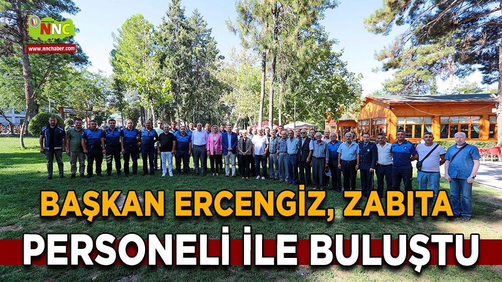 Başkan Ercengiz Zabıta Personeli ile Kahvaltıda Buluştu