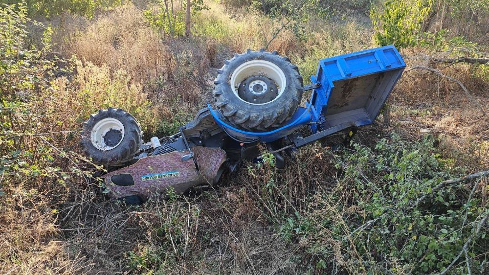 Bilecik'te kaza! traktör şarampole uçtu 1 kişi hayatını kaybetti