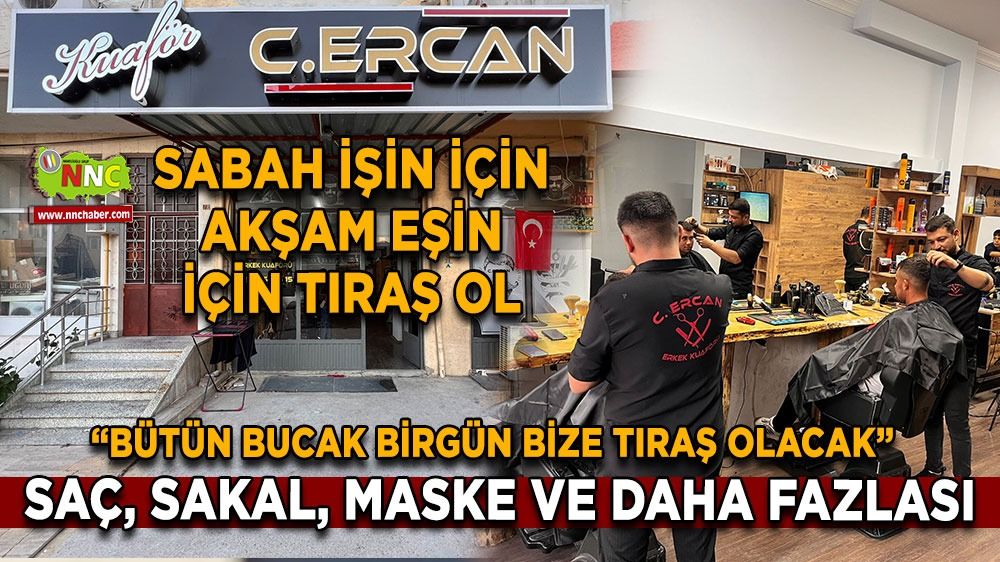 Bucak’ta Profesyonel Kişisel Bakım Adresi! C Ercan Erkek Kuaförü