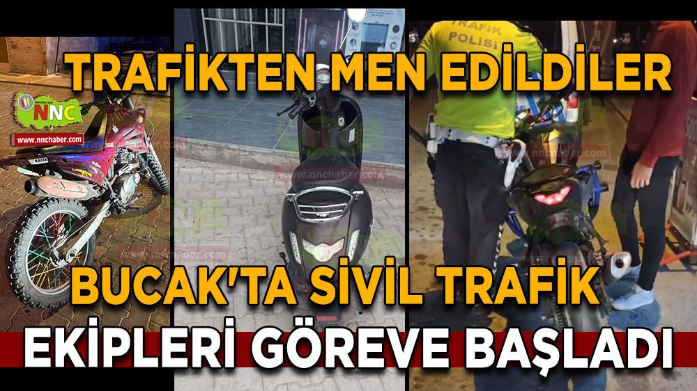 Bucak'ta sivil trafik ekipleri göreve başladı