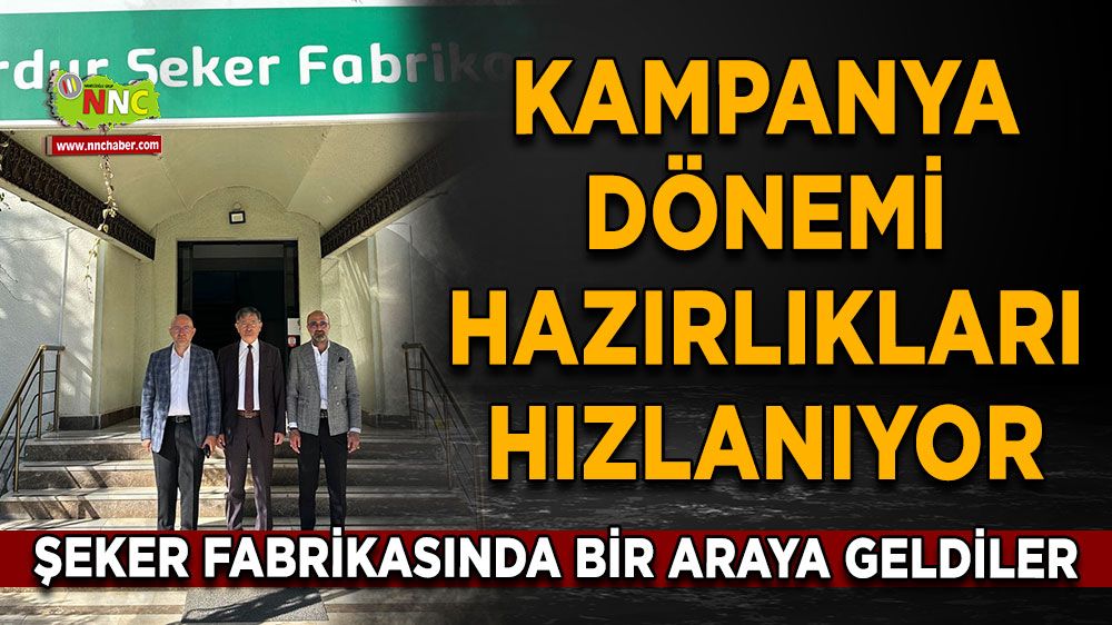 Burdur'da Şeker Fabrikası'na ziyaret! Kampanya dönemi hazırlıkları hızlanıyor