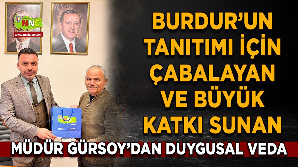 Burdur İl Kültür ve Turizm Müdürü İbrahim Emre Gürsoy Bolu’ya Atandı