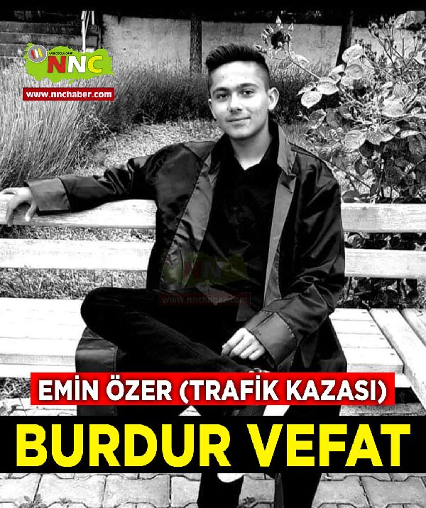 Burdur Vefat Emin Özer (trafik kazası)