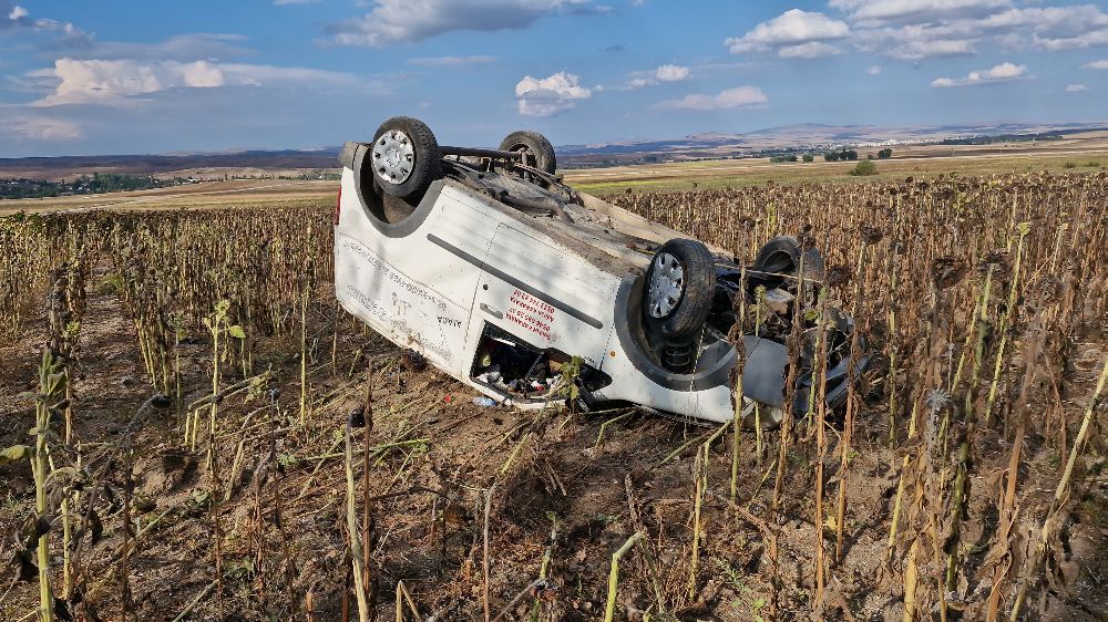 Çorum'da trafik kazası 4 kişi yaralandı