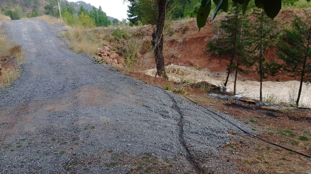 Denizli’de şiddetli yağış derelerin taşmasına sebep oldu