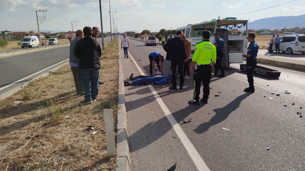 Denizli 'de trafik kazası! 1 kişi hayatını kaybetti