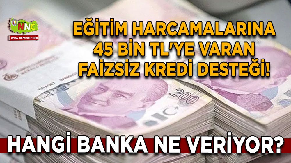 Eğitime faizsiz kredi fırsatları: Hangi banka ne veriyor? Eğitim harcamalarınıza destek